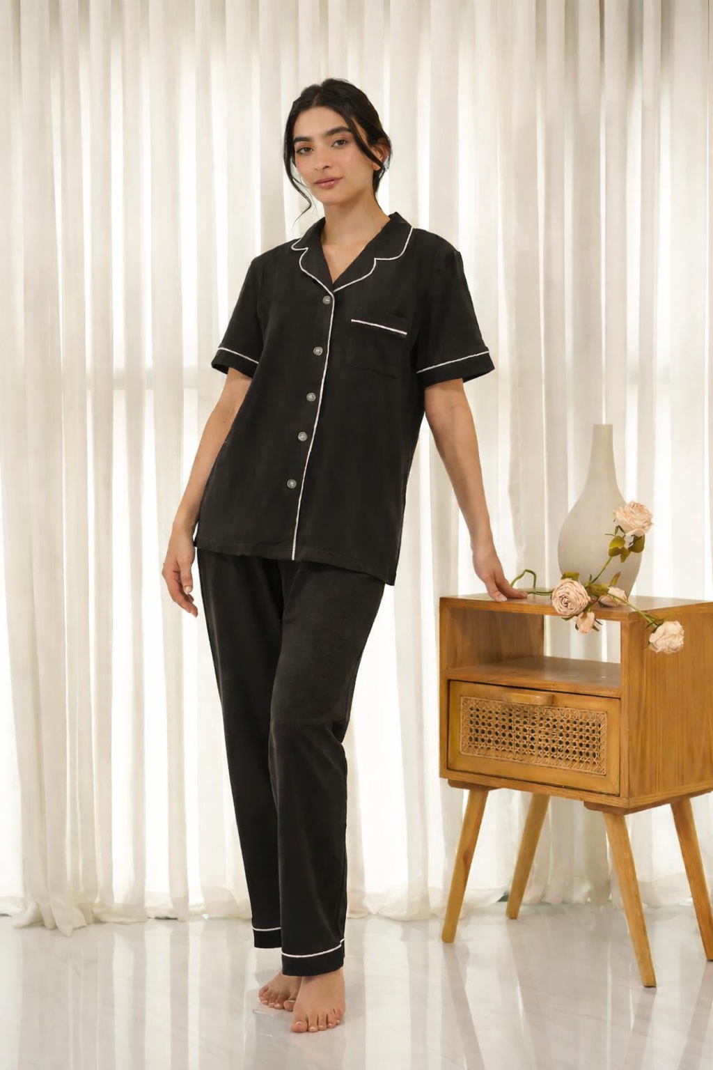 Midnight Elegance Pyjama Set