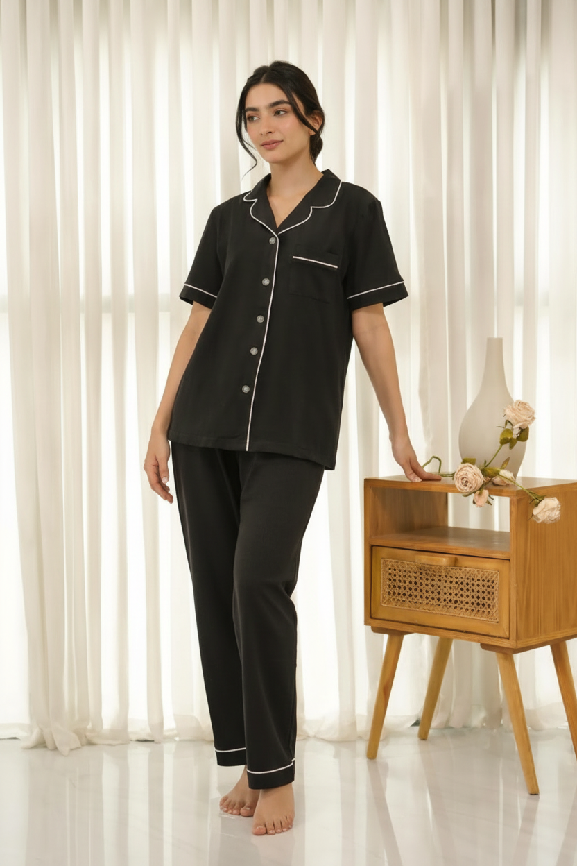 Midnight Elegance Pyjama Set - Image 3